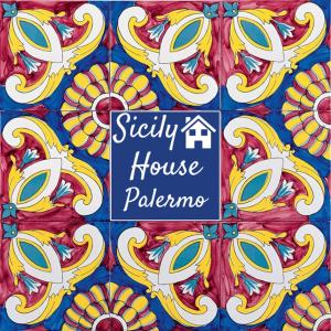 a collage of tiles with the wordssafety house palanca at SicilyHouse Palermo in Palermo