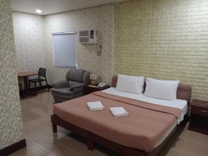 Posezení v ubytování AB Star Suites