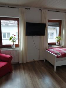 TV i/ili multimedijalni sistem u objektu Apartment Ramersdorf