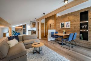 Χώρος καθιστικού στο Alperie Ferienhaus