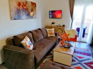 A seating area at Apartman Lenka Zlatar