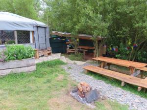 Annies Land Wales super insulated Fire Yurt