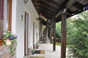 A garden outside András penzión