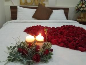 Postel nebo postele na pokoji v ubytování Hotel Làng Kò Hơ