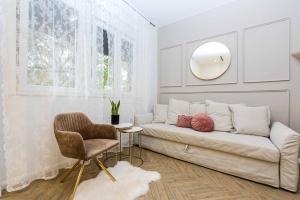 Predel za sedenje v nastanitvi Beautiful apartment in Split center