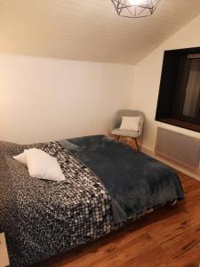 Postel nebo postele na pokoji v ubytování Ax, Superbe appartement 2 ch jusqu'à 5 pers