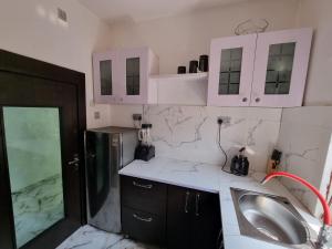 Kuchyň nebo kuchyňský kout v ubytování CG Apartments Metro + 37 fotografií