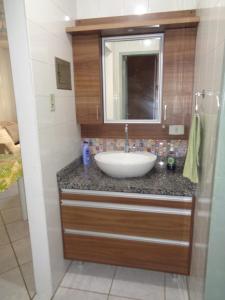 Koupelna v ubytování Casa Geminada em Jurerê