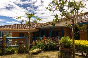 Jardí fora de Parcerito's Hostel