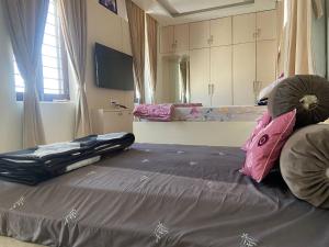 TV a/nebo společenská místnost v ubytování Guru Kripa House