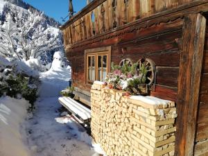 Holzfällerhaus Melkstatt v zime