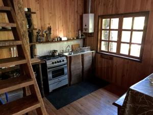 Kjøkken eller kjøkkenkrok på Corral del Agua