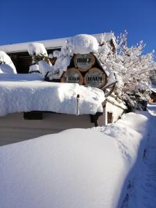 Holzfällerhaus Melkstatt v zime