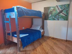 Voodi või voodid majutusasutuse Green Hostal Popayan toas