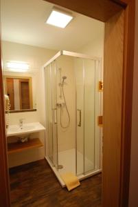 Koupelna v ubytování Hotel Käferhube