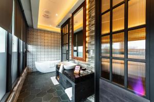 O zonă de relaxare la Norway Forest Motel - Wen Chuang Branch