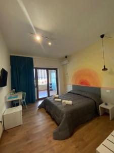 Posteľ alebo postele v izbe v ubytovaní Sorrento B&D Rooms