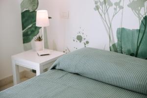 Letto o letti in una camera di Lamare cucina e dimore