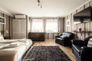 Posteľ alebo postele v izbe v ubytovaní Private Villa with indoor pool