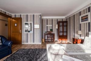 Posteľ alebo postele v izbe v ubytovaní Private Villa with indoor pool