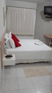 
Cama ou camas em um quarto em Hotel Conde Alemao
