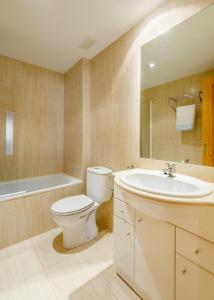 Koupelna v ubytování Apartamento Saliecho 3