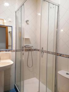Koupelna v ubytování Hospedaria Dona Maria
