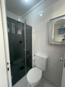 Koupelna v ubytování APT em Santos perto de tudo SHOPPING E PRAIA