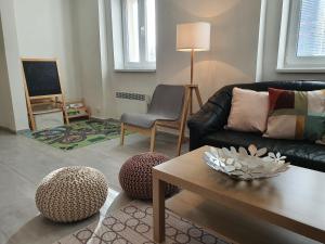 Oleskelutila majoituspaikassa Apartmány Břachovna