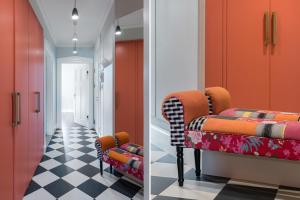 Posteľ alebo postele v izbe v ubytovaní Sanhaus Apartments - FANTAZJA - Apartament z dwoma balkonami - 100 m2