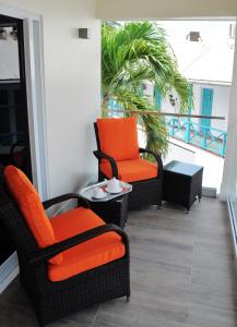 Ruang duduk di Mariners Hotel