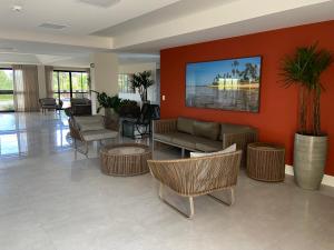 Χώρος καθιστικού στο Guarajuba - Paraíso dos Coqueiros