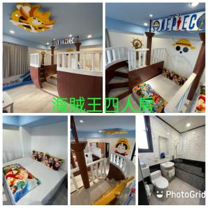 Postelja oz. postelje v sobi nastanitve Kids Fun B&B