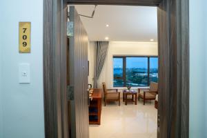 Posezení v ubytování Navy Hotel Cam Ranh