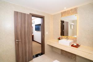 Koupelna v ubytování Navy Hotel Cam Ranh