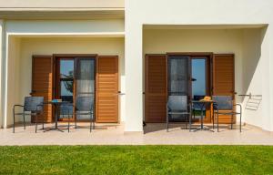 A patio or other outdoor area at Aegean Blue Horizon