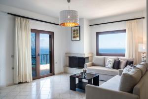 A seating area at Aegean Blue Horizon