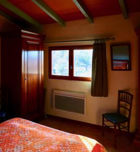 Postel nebo postele na pokoji v ubytování Coutelon, havre de paix en pleine nature ( 2 chambres)
