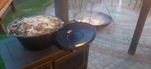Gril dostupný pro hosty v bed and breakfast