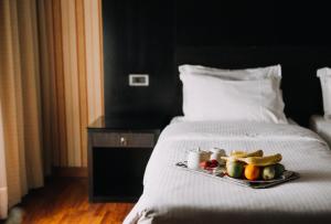 Postel nebo postele na pokoji v ubytování Areos