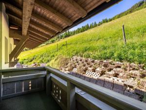 a view of the farm from the porch of a building at Apartment Nadine - SOE401 by Interhome in Sölden