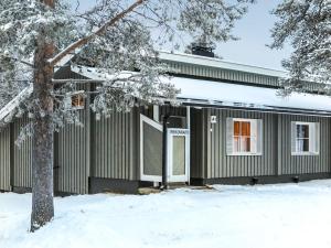 a rendering of a house in the snow at Holiday Home Riekonraito a1 by Interhome in Saariselka