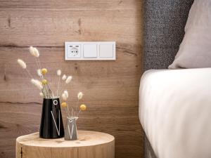 Posteľ alebo postele v izbe v ubytovaní Apartment Gartenapartment by Interhome
