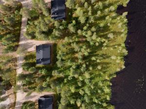 an overhead view of a group of trees at Holiday Home Jormakka by Interhome in Sirkka