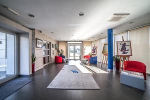 Χώρος καθιστικού στο Hotel Terminus
