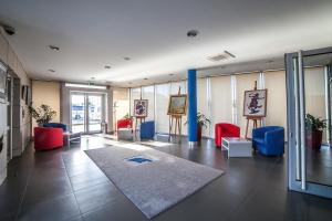 Χώρος καθιστικού στο Hotel Terminus