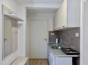 Ett kök eller pentry på Apartmani Lorić