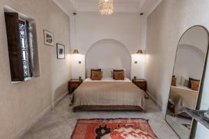 Postel nebo postele na pokoji v ubytování Riad Babouchta & Spa