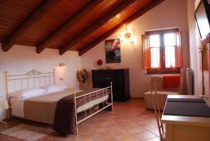 Posteľ alebo postele v izbe v ubytovaní B&B Beata Solitudo