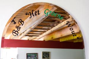 Certifikát, hodnocení, plakát nebo jiný dokument vystavený v ubytování Het Groene Wout